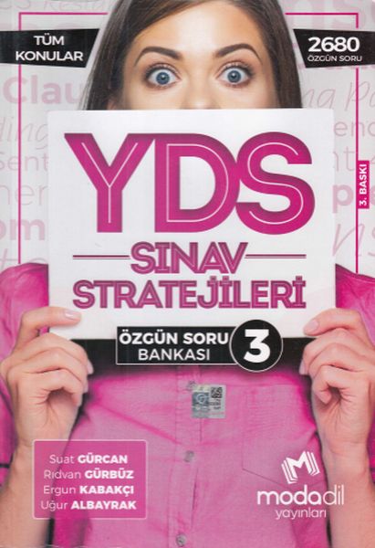 Modadil YDS Sınav Stratejileri 3 Özgün Soru Bankası Yeni