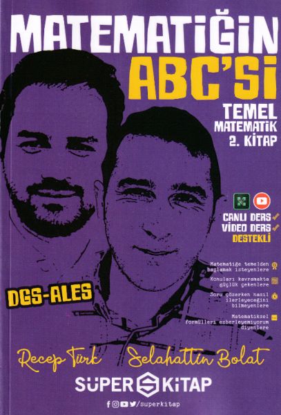 Süper Kitap DGSALES Matematiğin ABCsi Temel Matematik 2 Kitap