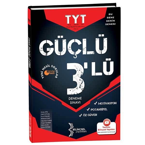 Bilinçsel 2021 TYT Güçlü 3lü Deneme Sınavı Yeni