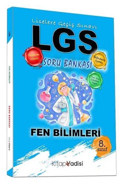 Kitap Vadisi 8 Sınıf LGS Fen Bilimleri Soru Bankası