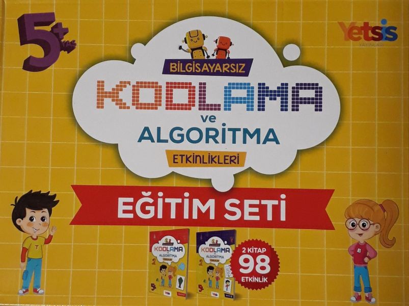 Çocuklar İçin Bilgisayarsız Kodlama ve Algoritma Etkinlikleri Eğitim Seti Kutulu