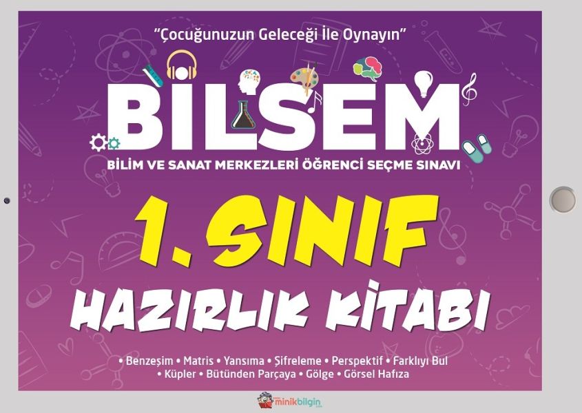 Minik Bilgin Bilsem 1 Sınıf Hazırlık Kitabı