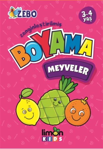 Zenginleştirilmiş Boyama  Meyveler 34 Yaş