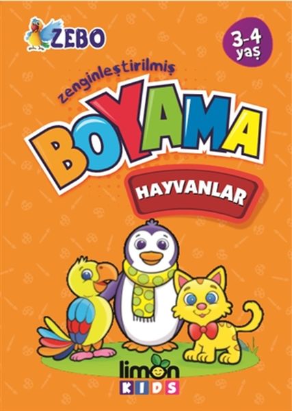 Zenginleştirilmiş Boyama  Hayvanlar 34 Yaş