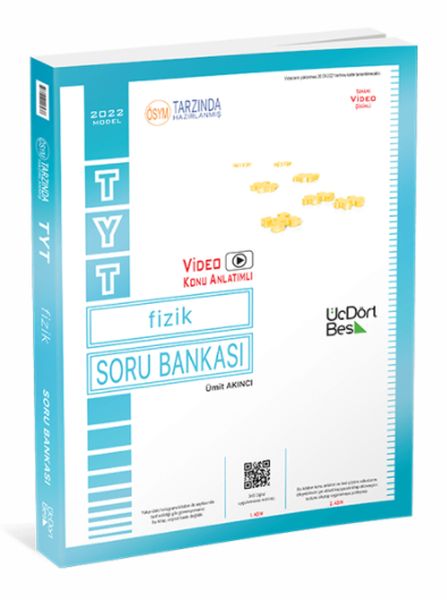 Üç Dört Beş 2022 TYT Fizik Soru Bankası