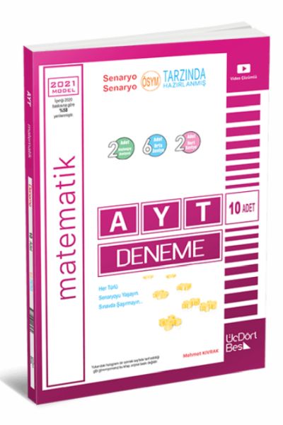 Üç Dört Beş 2021 AYT 10 lu Matematik Deneme