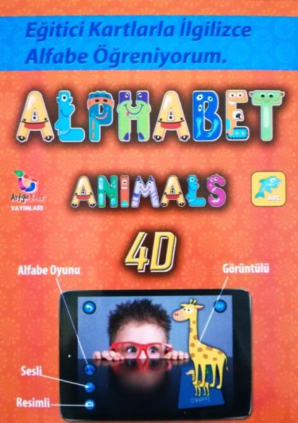 Alfabe 4D Canlanıyor Kartları Set