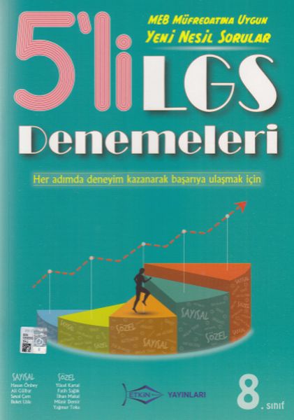 Etkin Yayınları 5li LGS Denemeleri 3500 TL