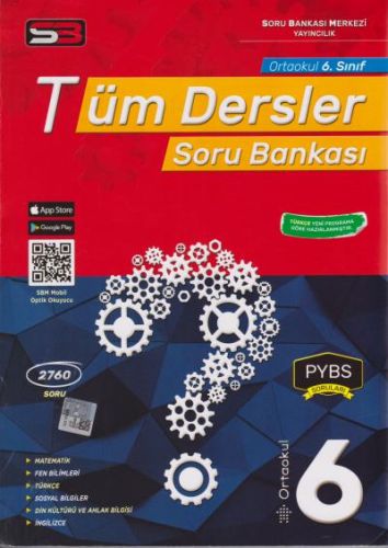 SBM 6 Sınıf Tüm Dersler Soru Bankası Yeni