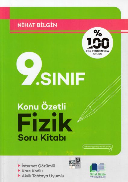 Nihat Bilgin 9 Sınıf Fizik Konu Özetli Soru Kitabı Yeni