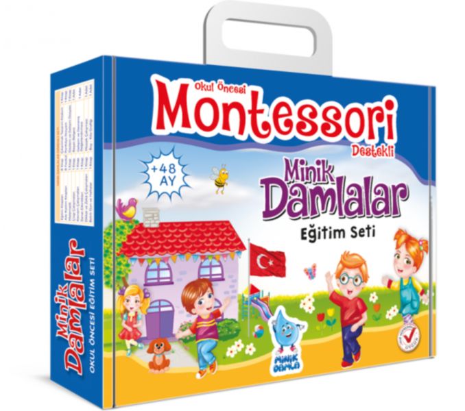 Damla Okul Öncesi Minik Damlalar Eğitim Seti Montessori Destekli