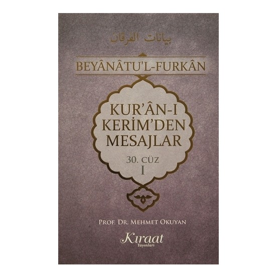 Kuranı Kerimden Mesajlar 30 Cüz 1