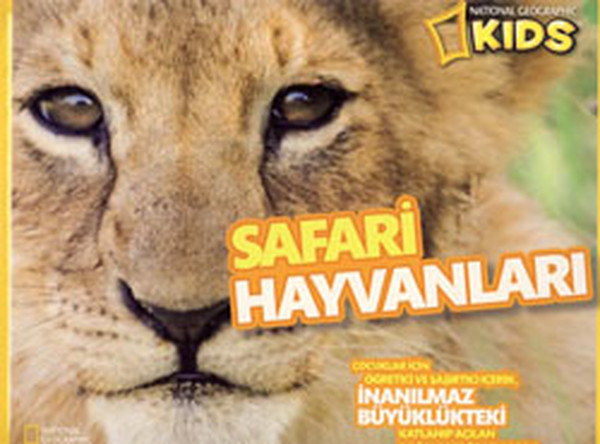 National Geographic Kids  Pop Out Safari Hayvanları