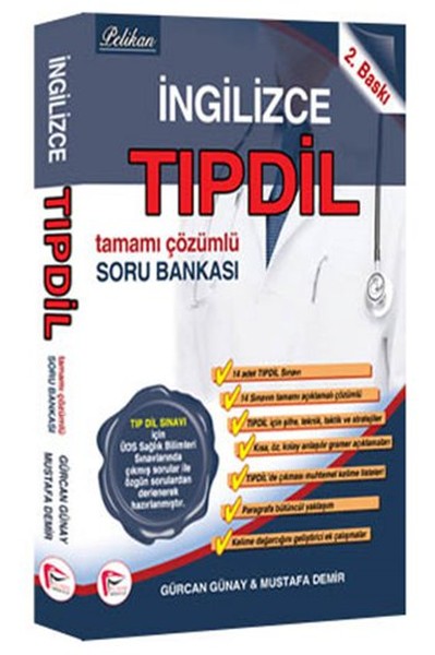 Pelikan Tıp Dil İngilizce Tamamı Çözümlü Soru Bankası 2014