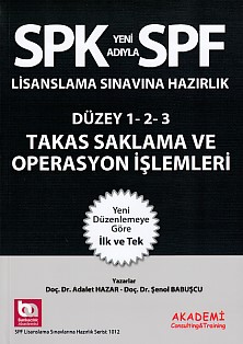 SPKSPF Takas Saklama ve Operasyon İşlemleri