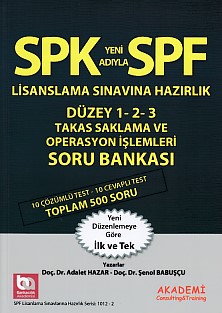 SPKSPF Takas Saklama Operasyon İşlemleri Soru Bankası