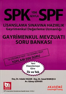 SPKSPF Gayrimenkul Mevzuatı Soru Bankası