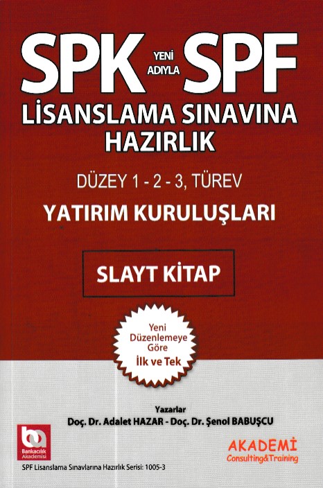 SPKSPF Yatırım Kuruluşları Slayt Kitap