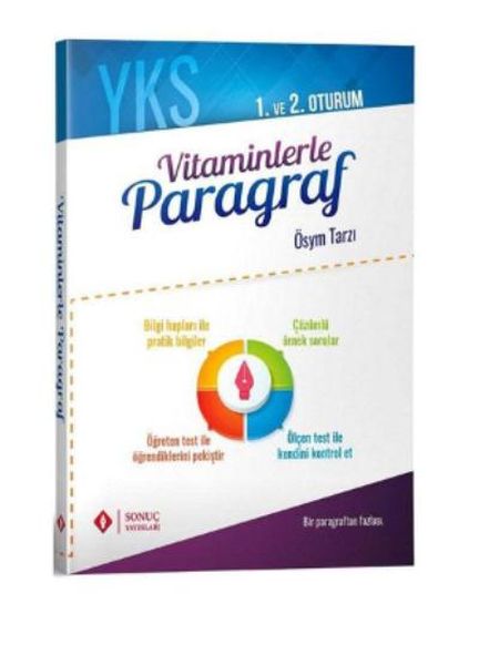 Sonuç YKS Vitaminlerle Paragraf 1 ve 2 Oturum Yeni