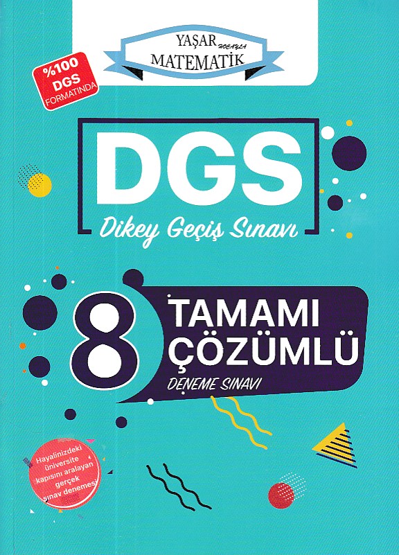 DGS Yaşar Hocayla Matematik Tamamı Çözümlü Deneme Sınavı Yeni