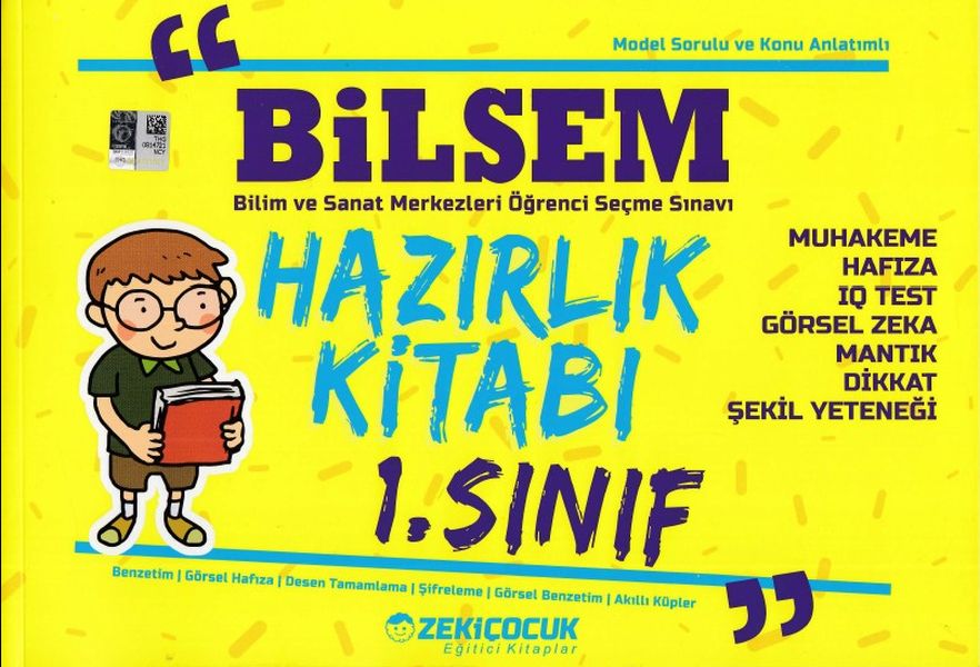 Örnek Akademi  Bilsem 1Sınıf Hazırlık Kitabı Yeni