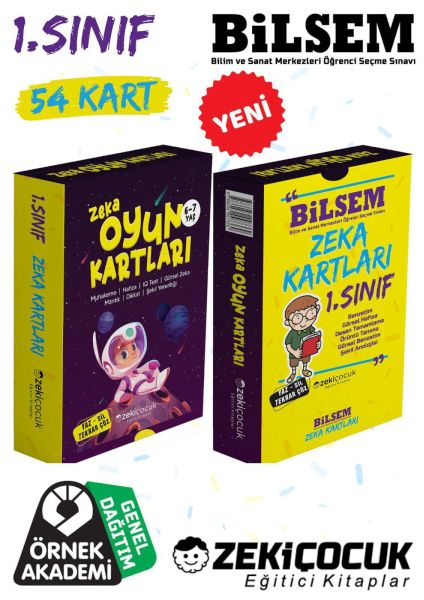 1Sınıf Bilsem Zeka Kartları