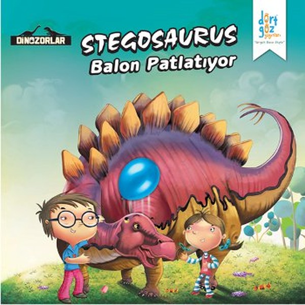 Dinozorlar  Stegosaurus Balon Patlatıyor