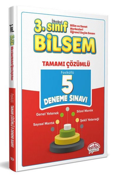 Editör 3 Sınıf Bilsem Tamamı Çözümlü 5 Deneme Sınavı