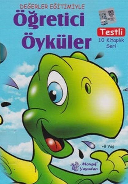 Değerler Eğitimiyle Öğretici Öyküler Dizisi  Testli 10 Kitaplık Seri 