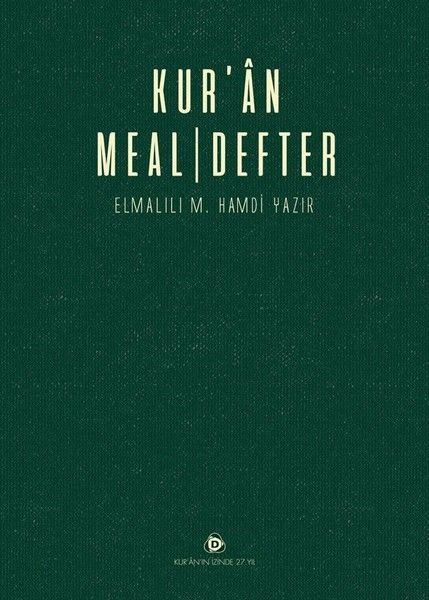 Kuran MealDefter Ciltli