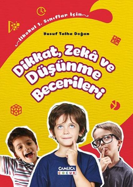 İlkokul 1 Sınıflar İçin Dikkat Zeka ve Düşünce Becerileri 5 Kitap Takım