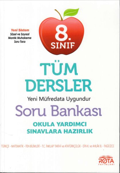 Rota 8 Sınıf Tüm Dersler Soru Bankası Yeni