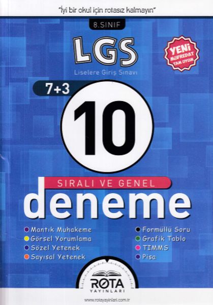 Rota LGS 8 Sınıf 10 Deneme Yeni