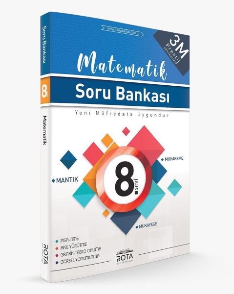 Rota 8Sınıf Matematik Soru Bankası 3M PrestijYeni