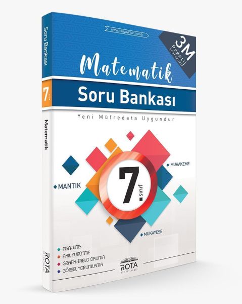 Rota 7 Sınıf Matematik Soru Bankası 3M PrestijYeni