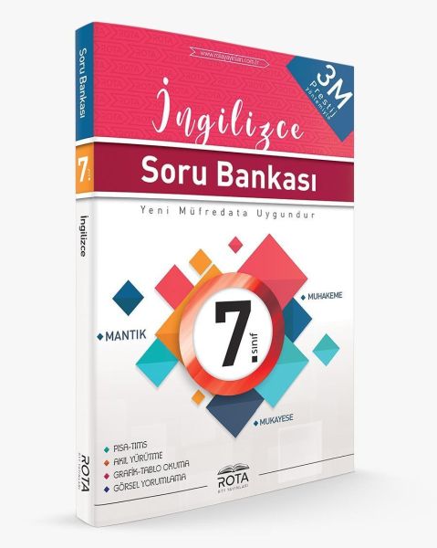 Rota 7 Sınıf İngilizce Soru Bankası 3M PrestijYeni