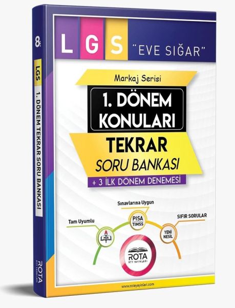 LGS Eve Sığar 1Dönem Konuları Tekrar Soru Bankası+Deneme