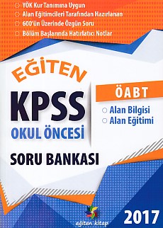 Eğiten Kitap 2017 KPSS Okul Öncesi Soru Bankası