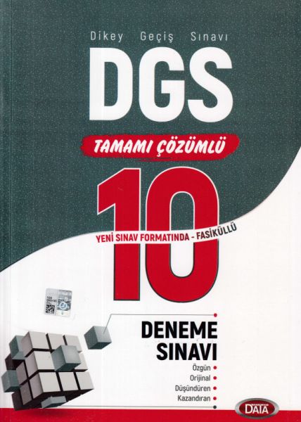 Data DGS Tamamı Çözümlü 10 Deneme Sınavı Yeni