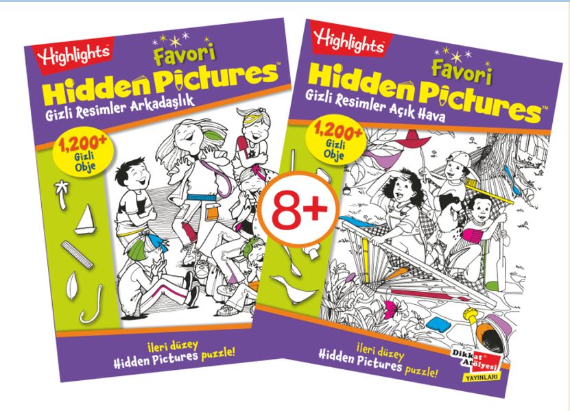 Highlights Favori Hidden Pictures Gizli Resimler 2li Set