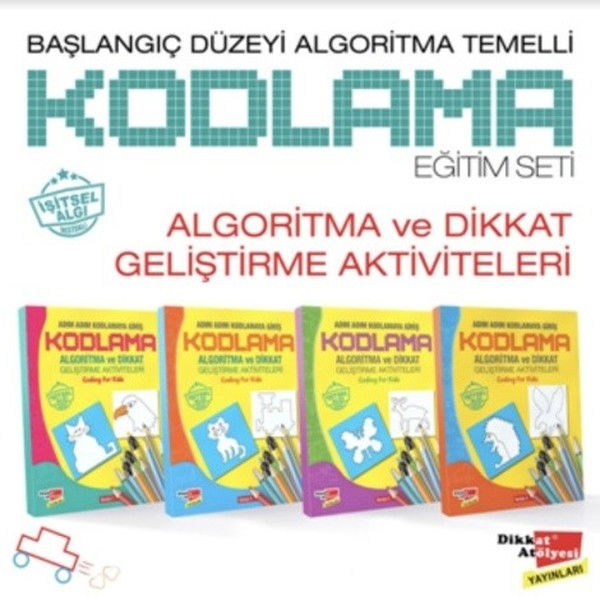 Algoritma Temelli Adım Adım Kodlama 4lü Kitap Seti