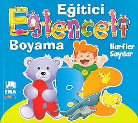 Eğitici Eğlenceli Boyama  Harfler  Sayılar