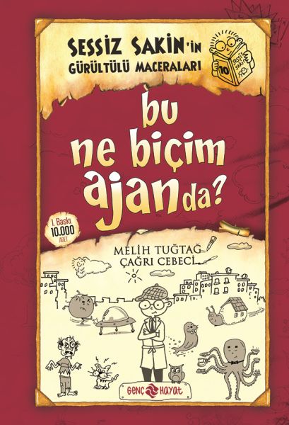 Sessiz Sakinin Gürültülü Maceraları 10  Bu Ne Biçim Ajanda Ciltli