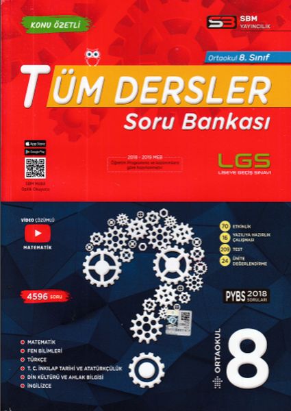 SBM 8 Sınıf Tüm Dersler Soru Bankası Yeni