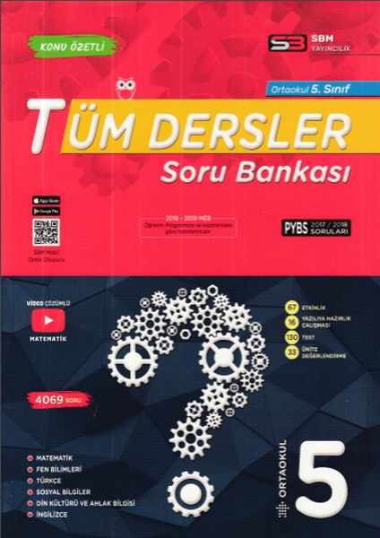 SBM 5 Sınıf Tüm Dersler Soru Bankası Yeni