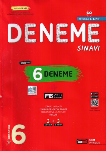 SBM 6Sınıf PYBS 6 Deneme Sınavı Yeni