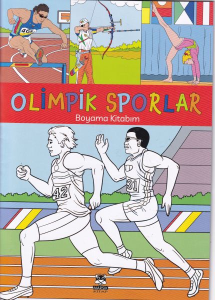 Olimpik Sporlar Boyama Kitabım