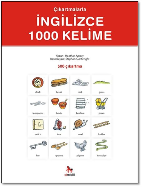 Çıkartmalarla İngilizce 1000 Kelime 500 Çıkartma