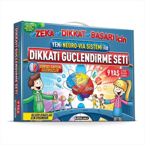 Dikkati Güçlendirme Seti  3 Sınıf – 9 Yaş NeuroVia