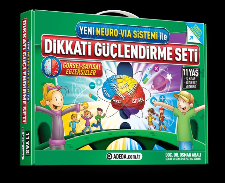 Yeni Neurovia Sistem  Dikkati Güçlendirme Seti 11 Yaş